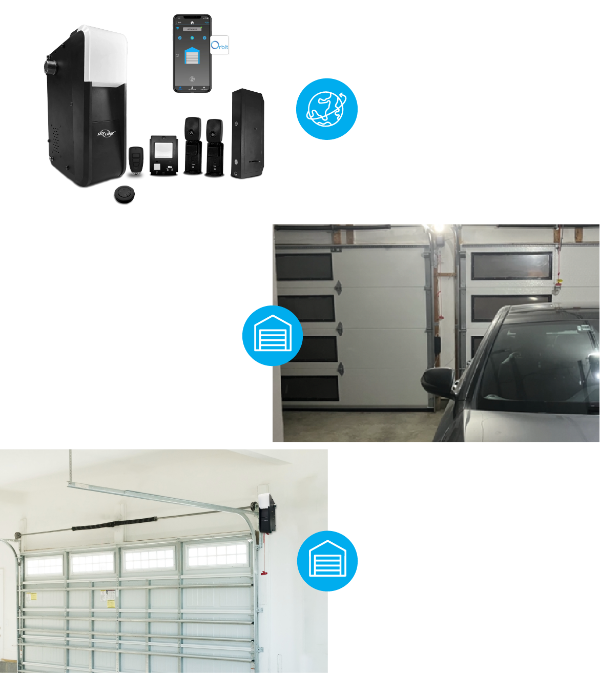 side mount garage door opener