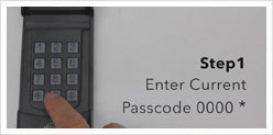 Changing Passcode